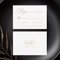 Gold & White Delicate Elegant Wedding 