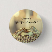Gold Will You Marry Me Proposal Name Script