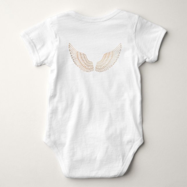 Gold Wings Baby Bodysuit (Back)