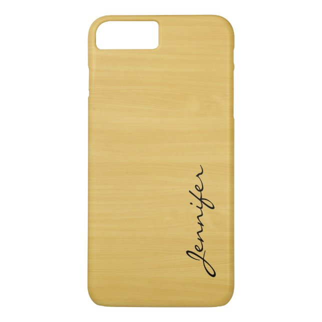 Gold Wood Grain Texture Case-Mate iPhone Case (Back)