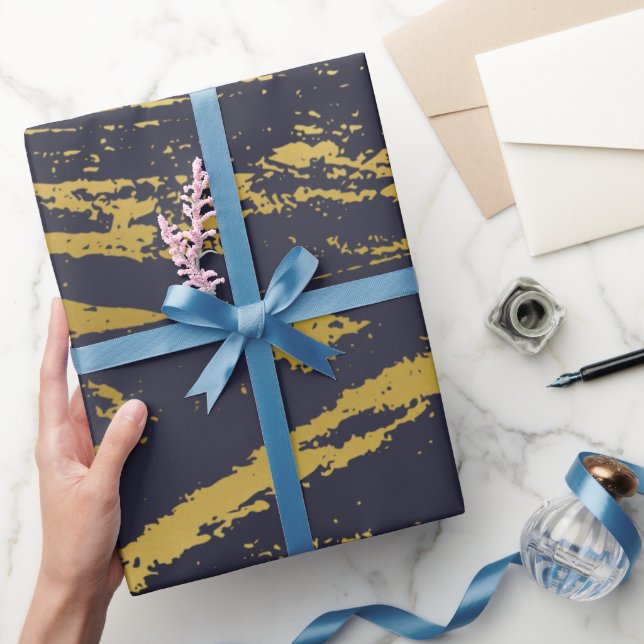 Gold Wood Grain Wrapping Paper (Gifting)