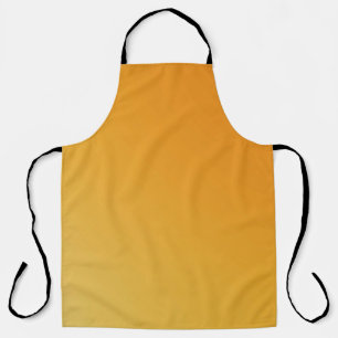 Gold yellow blue colour simple apron