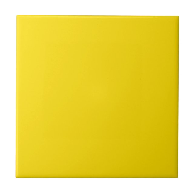 Gold Yellow Solid Color Tile (Front)
