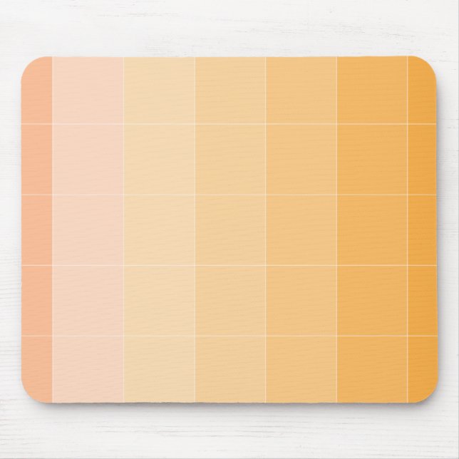 Gold Yellow Square Ombre Mousepad Office Gift (Front)