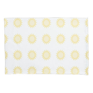 Gold Yellow Sun Pillowcase