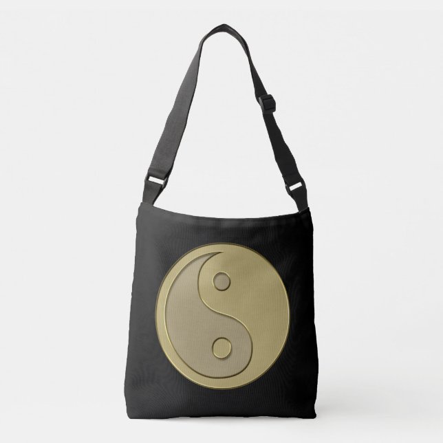 "gold" yin yang crossbody bag (Front)