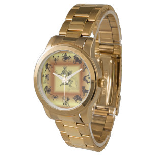 Gold  Zodiac ~ Astrological Signs ~ Aquarius ~ Watch