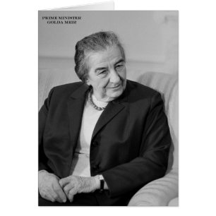 Golda Meir, Israeli Prime Minister