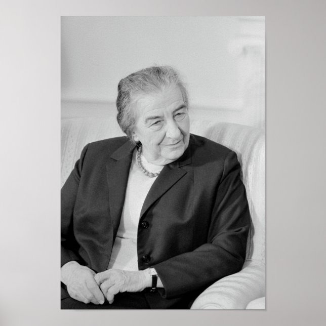 Golda Meir - Israeli Prime Minister Poster (Front)
