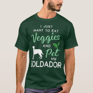 Goldador Funny Vegan Dog Lover Owner Xmas Birthday T-Shirt