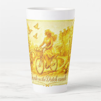 GoldAmsterdam Abstrac Minimalistic Pastels smooth Latte Mug
