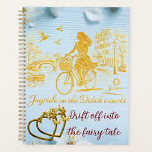 GoldAmsterdam Abstract Romantic Vintage StreetRide Planner