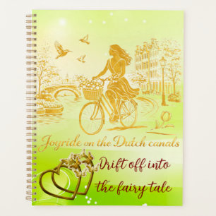 GoldAmsterdam Abstract Romantic Vintage StreetRide Planner