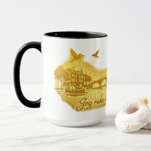 GoldAmsterdam Buoyant Minimalistic CrumpledImage Mug