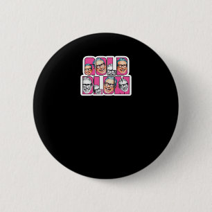 Goldblum Peekaboo 6 Cm Round Badge