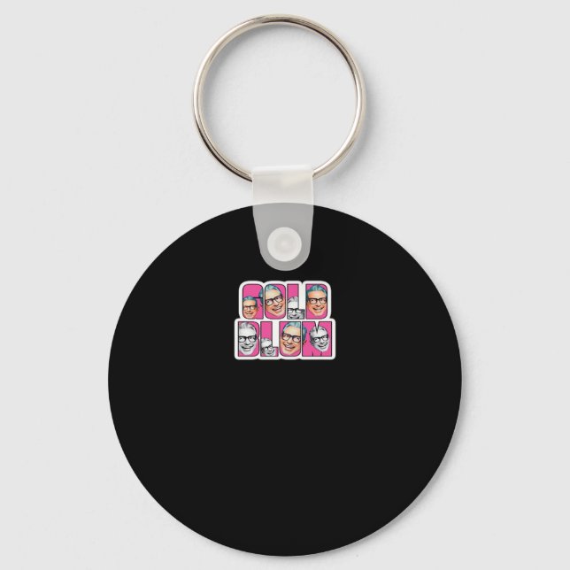 Goldblum Peekaboo Key Ring (Front)