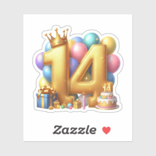 Golden 14th Birthday