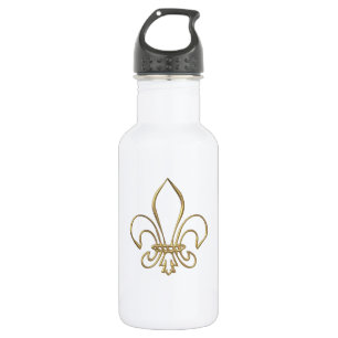 Golden "3-D" Fleur-de-lis 532 Ml Water Bottle