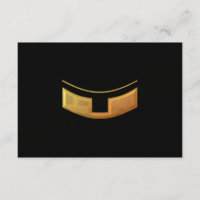 Golden "3-D" Priest/Minster Collar