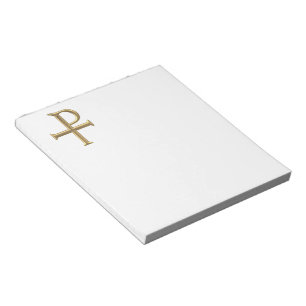 Golden "3-D" Tau-Rho Notepad