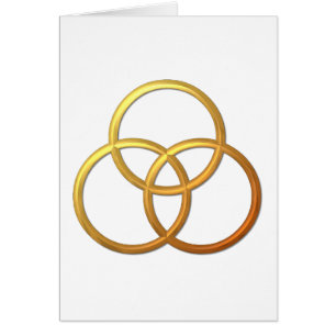 Golden "3-D" Trinity Symbol