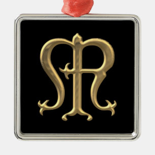 Golden "3-D" Virgin Mary Symbol Metal Tree Decoration