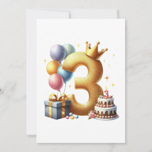 Golden 3rd Birthday Announcement
