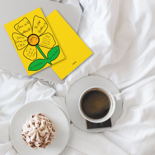Golden 50th Birthday Gold Doodle Flower Invitation