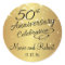 Golden 50th Wedding Anniversary