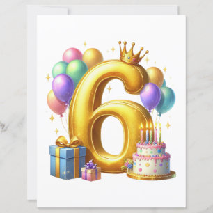 Golden 6th Birthday