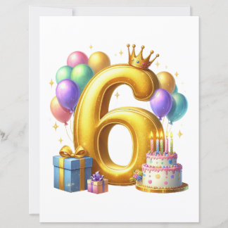 Golden 6th Birthday