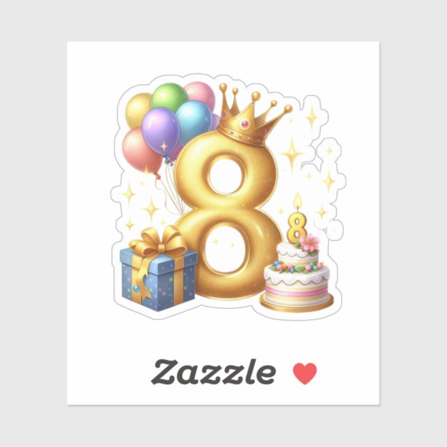 Golden 8th Birthday (Sheet)