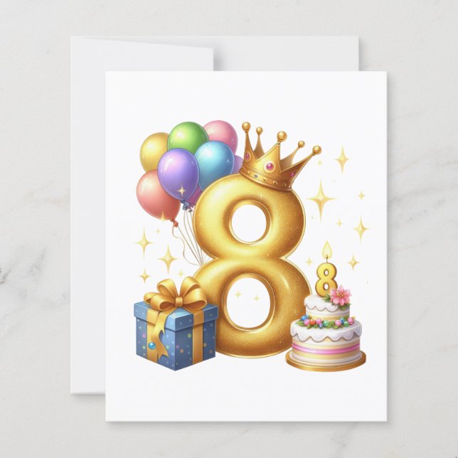 Golden 8th Birthday (Front)