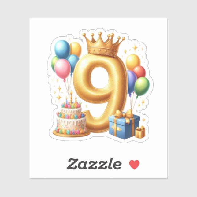 Golden 9th Birthday (Sheet)