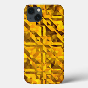 Golden Abstract iPhone 13 Case