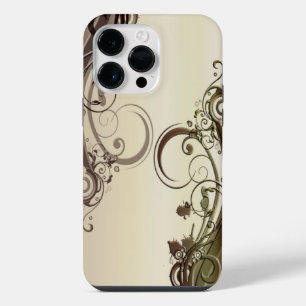Golden Abstract iPhone 14 Pro Max Case