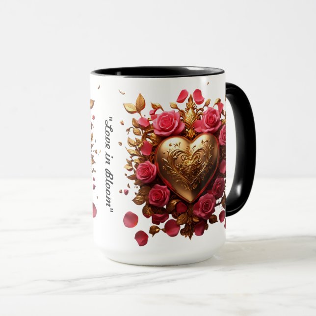 "Golden Affection" Mug (Front Right)
