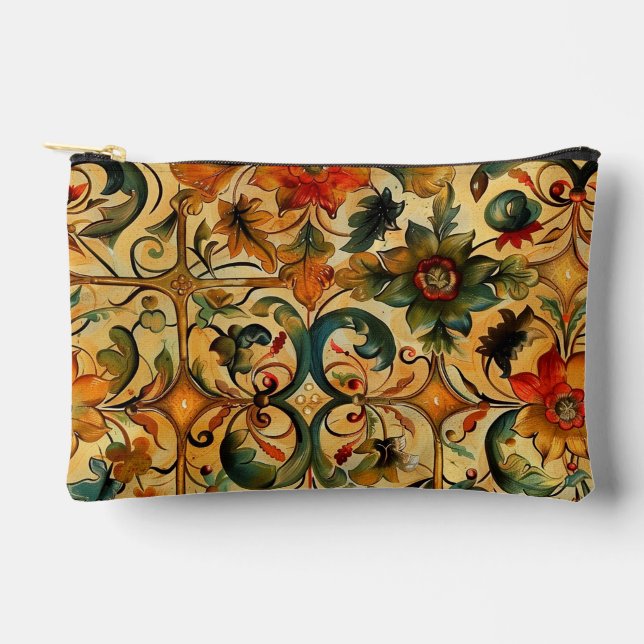 Golden Age Botanical  Accessory Pouch (Front)