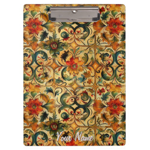 Golden Age Botanical Design  Clipboard