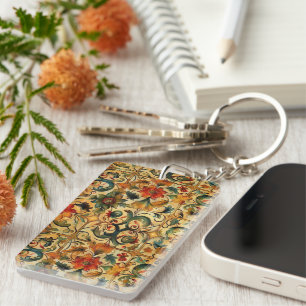 Golden Age Botanical  Key Ring