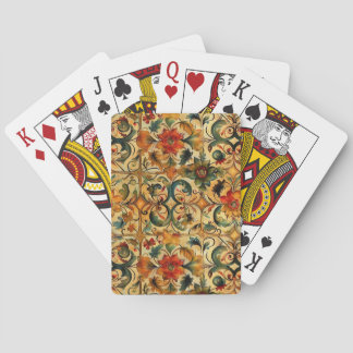 Golden Age Botanical  Playing Cards