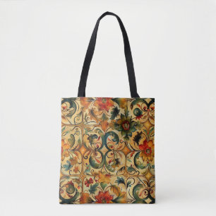 Golden Age Botanical Tote Bag