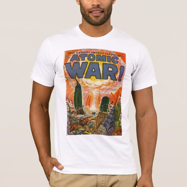 Golden Age Comic Art - Atomic War T-Shirt (Front)