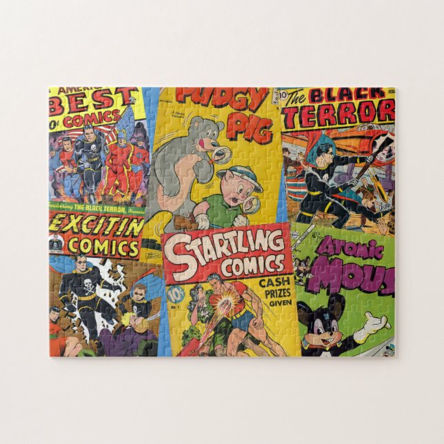 "Golden Age Comics Covers" Jigsaw Puzzle (Horizontal)