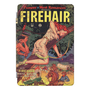 Golden Age “Firehair” Comic Book iPad cover