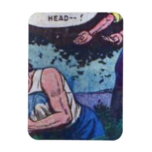 Golden age horror comics   1970s Vintage comics Magnet