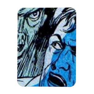 Golden age horror comics 60s Scary Vintage comics Magnet