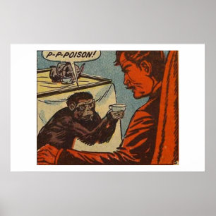 Golden age horror comics 70s Vintage comics Poster