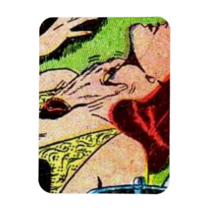 Golden age horror comics scary retro comic 1940s magnet