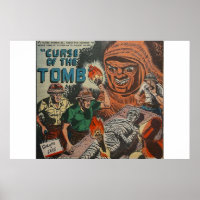 Golden age horror comics | scary retro comic 1980s